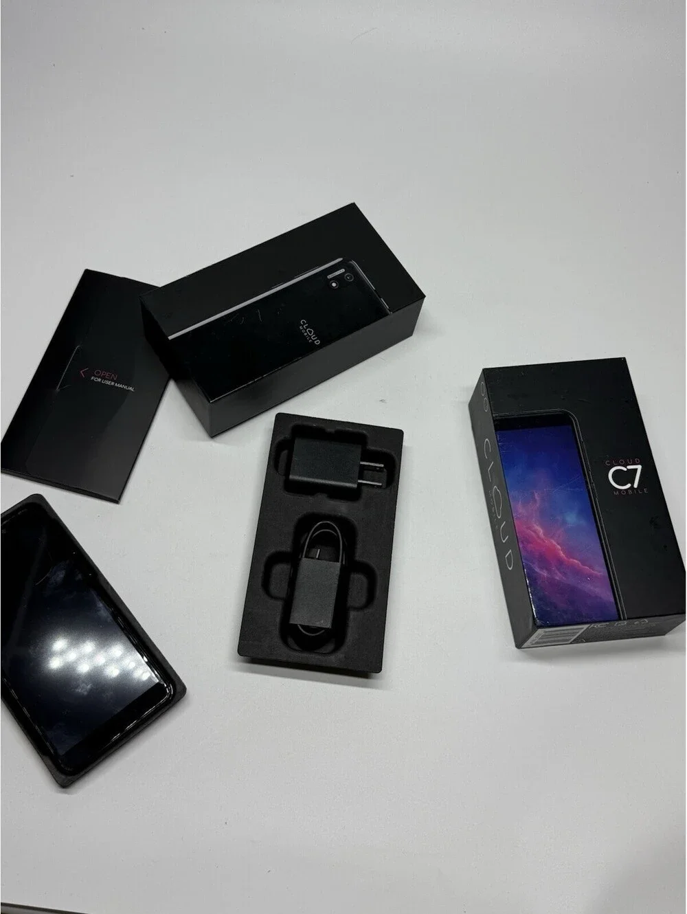 Cloud Mobile C7 Android Smartphone Black 4G LTE + Original Box And Accessories